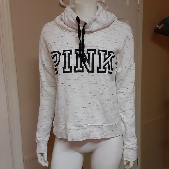 PINK Victoria's Secret Sweaters - Victoria's Secret PINK Cowl Neck Sweatshirt